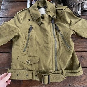 Burberry linen jacket size 4